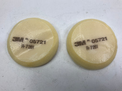 3M 05721 Perfect-It Hookit Foam Compounding Pad 3'' Single Sided, 2 / Pack