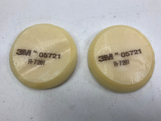 3M 05721 Perfect-It Hookit Foam Compounding Pad 3'' Single Sided, 2 / Pack