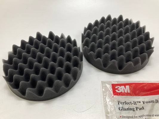 3M 05729 Perfect-It 6-3/4'' DA Glazing Buffing Pad 6'', Pack Of 2
