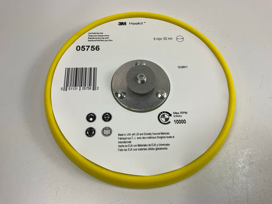 3M 05756 Hookit Low Profile Disc Pad, 6 Inch