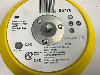 3M 05776 Hookit 6'' Backing Disc Pad Round Back Up Pad For Sander