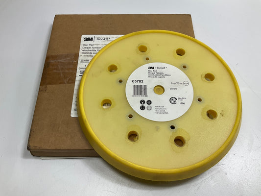3M 05782 Hookit Disc Pad, Dust Free, 8'' Diameter