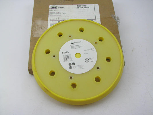 3m 05783 8'' X 5 Bolt Hole Dust-Free Disc Backing Pad - 1500 Max RPM