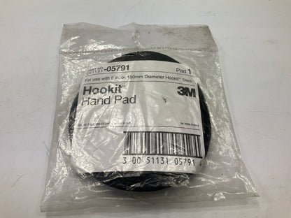 3M 05791 6'' Hookit Disc Hand Pad With Hand Strap