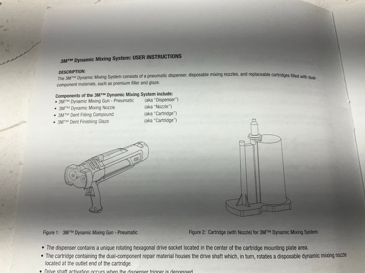 3M 05846 Dynamic Mixing Applicator Pneumatic Air Powered Gun