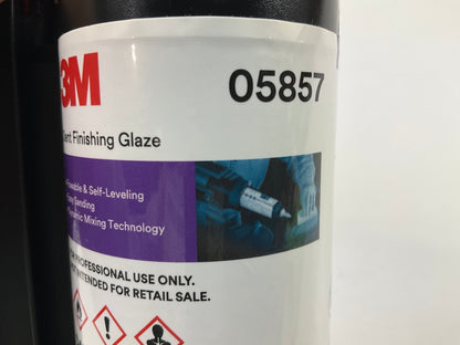 3M 05857 Dent Finishing Glaze, 276 Ml DMS Cartridge, Two-part Glaze