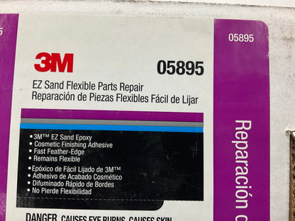 3M 05895 EZ Sand Flexible Parts Repair, (2) 5 Fl Oz Tubes