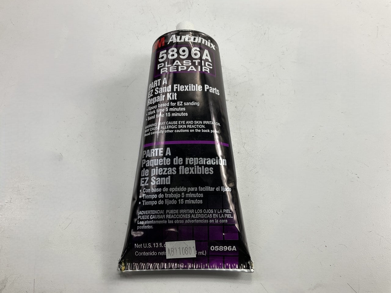 3M 05896 EZ Sand Flexible Parts Repair Kit (13 Oz) - 2 Component Flexible Epoxy