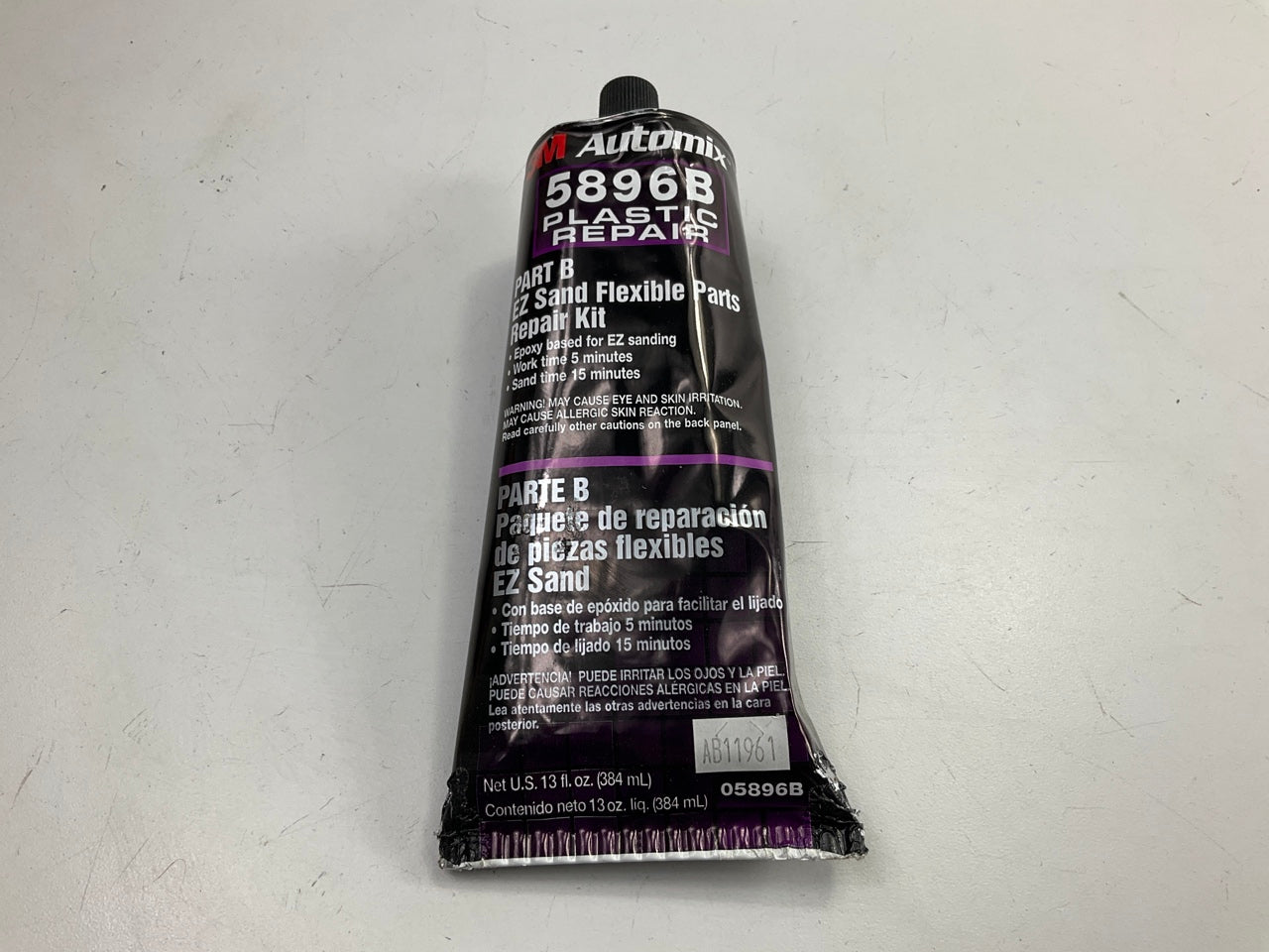 3M 05896 EZ Sand Flexible Parts Repair Kit (13 Oz) - 2 Component Flexible Epoxy