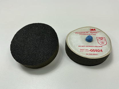 3M 05924 Finesse-it Roloc 3'' Finishing Pad, Pack Of 9 Pads