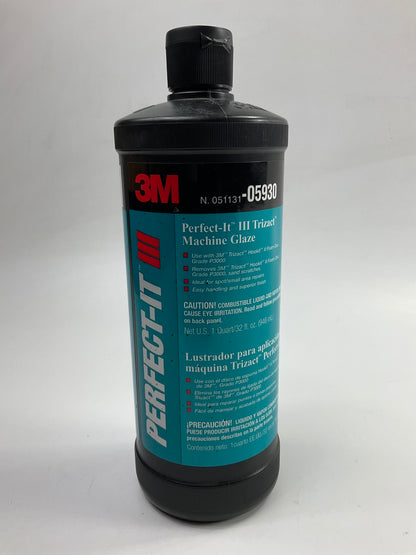 3M 05930 Perfect-It III Trizact Machine Glaze, 1 Quart