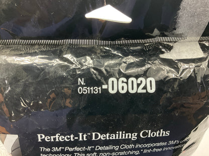 3M 06020 Perfect-It Microfiber Auto Detailing Cloth 12'x14'',  6 / Pack
