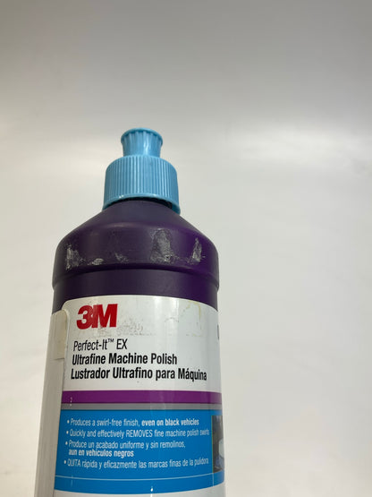 3M 06097 Perfect-It II 6097 EX Ultrafine Machine Polish, 8 Oz, Blue