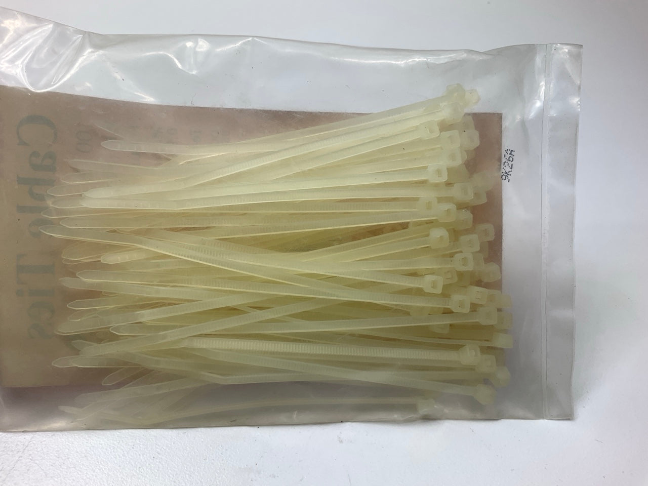 100 Pcs - 3M 06224 4'' White Cable Ties