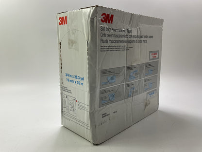 Damaged 3M 06298 Soft Edge Foam Masking Tape, 19mm Width (.75 Inches) X 35m