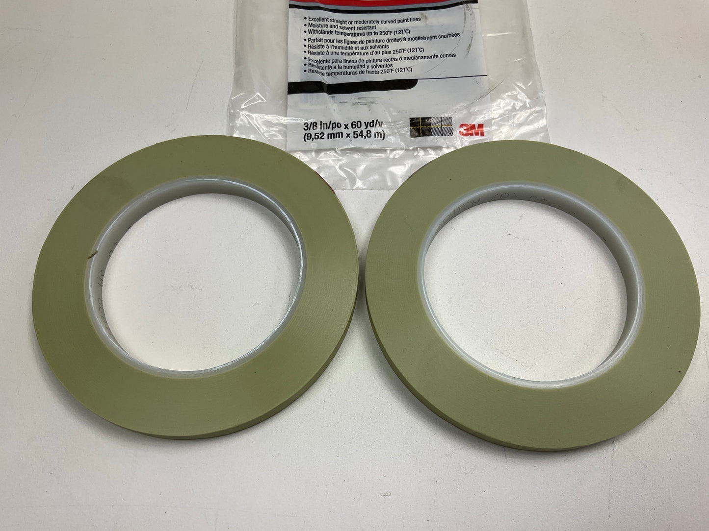 3M 06302 Scotch 218 Fine Line Tape 3/8 In X 60 Yd - 2 Rolls