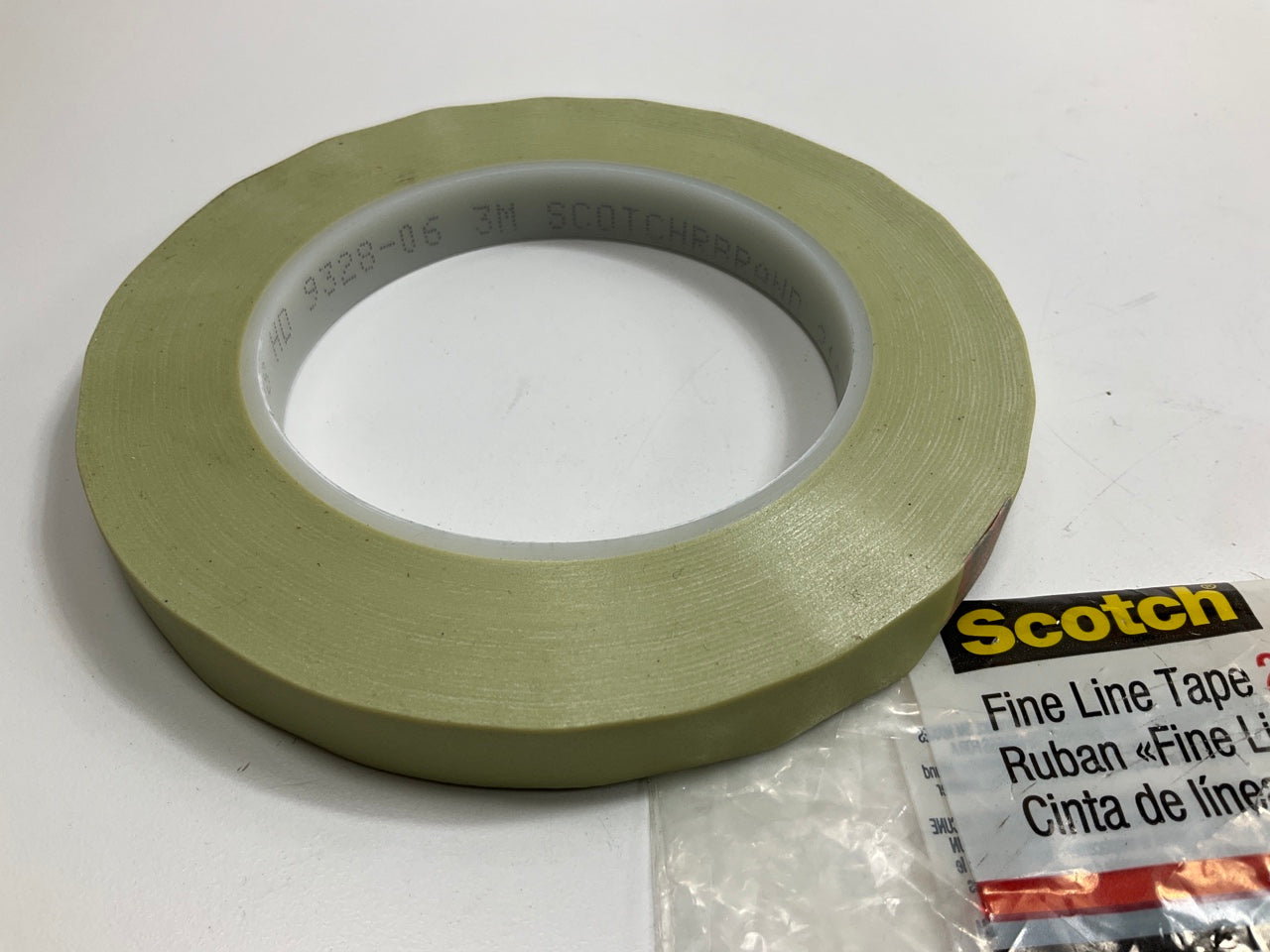 3M Scotch 06303 Fine Line Masking Tape, 1/2'' X 60 Yards