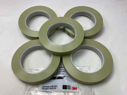 (5) Rolls - 3M Scotch 06305 Fine Line Tape 218 3/4'' X 60 Yd Each