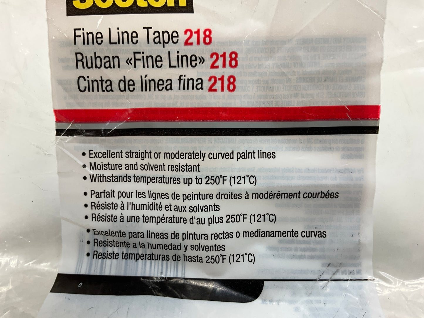 (5) Rolls - 3M Scotch 06305 Fine Line Tape 218 3/4'' X 60 Yd Each