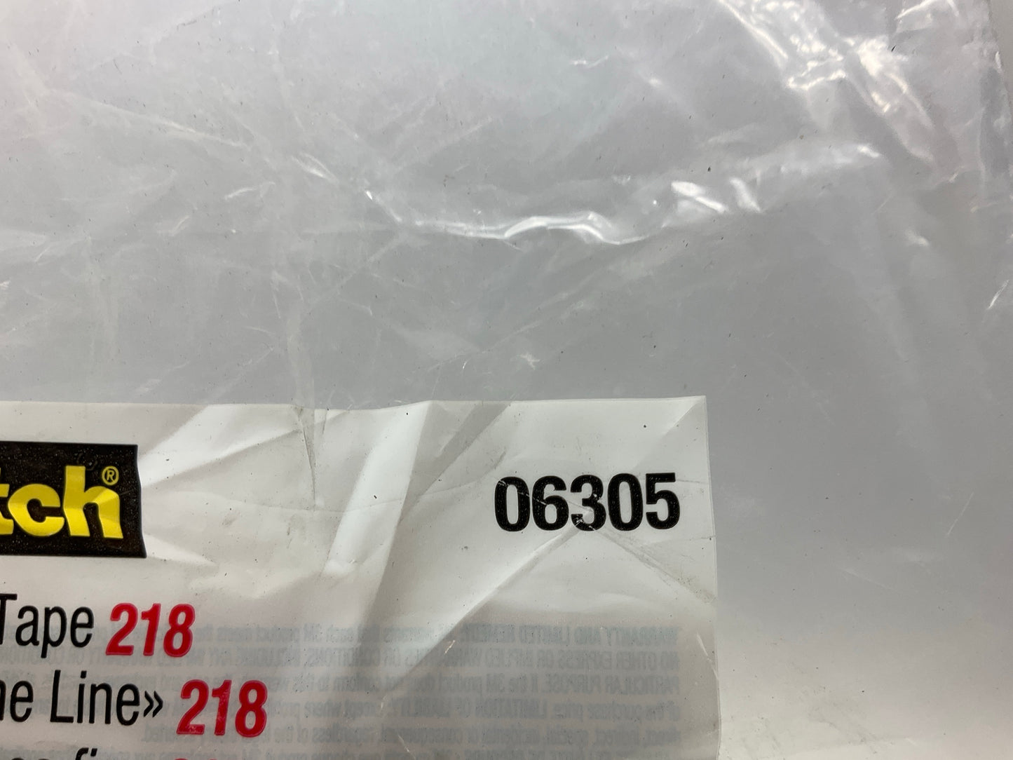 (5) Rolls - 3M Scotch 06305 Fine Line Tape 218 3/4'' X 60 Yd Each
