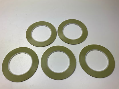 5 Rolls 3M 06308 Scotch Fine Line Tape 218 Green, 3/32'' Width (2.4 Mm), 60 Yards