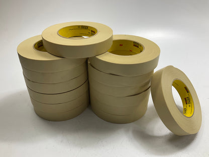(12) 3M 06336 Automotive Refinish Masking Tape 233, 0.94'' X 60 Yard Each Roll