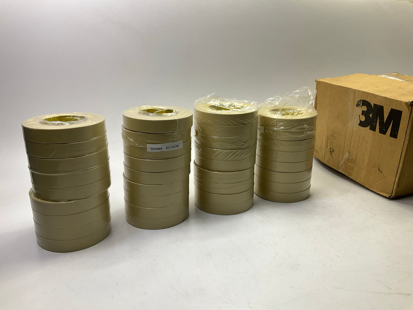 (35) Rolls, 3M 06336 Automotive Refinish Masking Tape 233, 0.94'' X 60 Yard Each