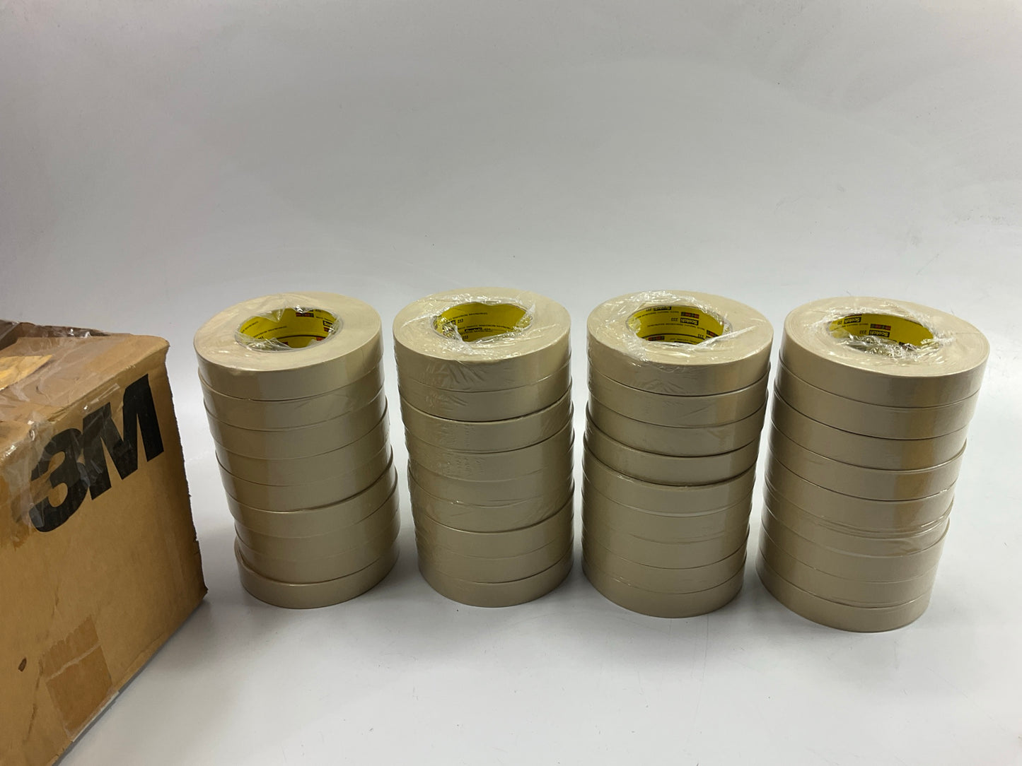 (36) 3M 06336 Automotive Refinish Masking Tape 233, 0.94'' X 60 Yard Each Roll