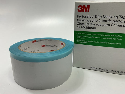 3M 06347 50.8mm X 10m Perforated Trim Masking Tape For Windshield & Window