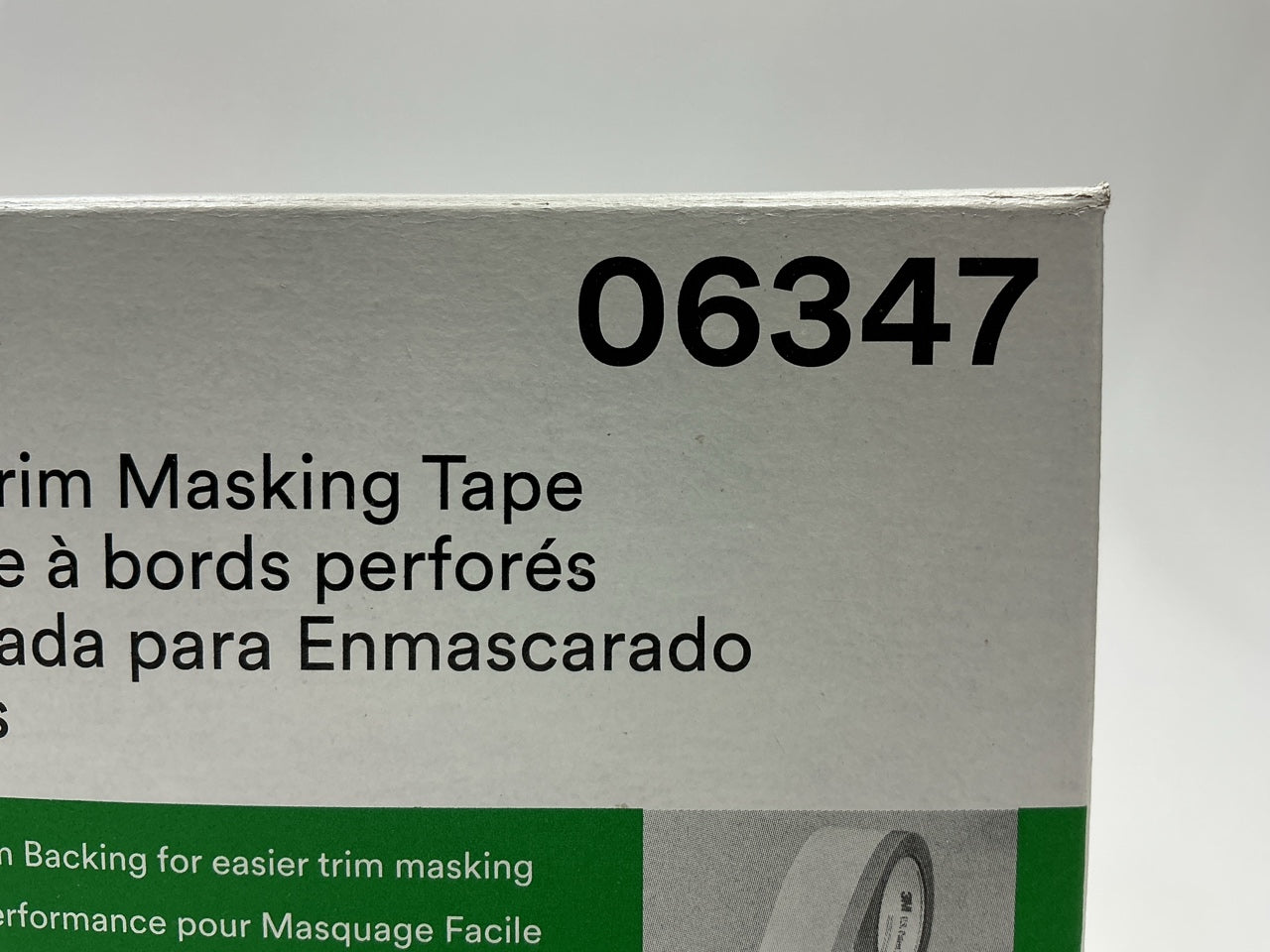 3M 06347 50.8mm X 10m Perforated Trim Masking Tape For Windshield & Window