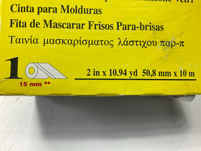 3M 06348 15mm Trim Masking Tape For Windshield & Window Molding 2'' X 10.94 Yard