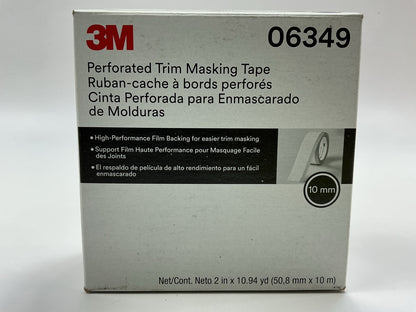 3M 06349 Perforated Trim Masking Tape Molding Paint Protection, Trim Lifting