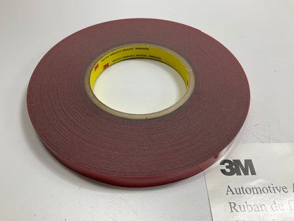 3M 06377 Automotive Exterior Attachment Tape 1/2'' X 20 Yd Gray Auto Trim Molding