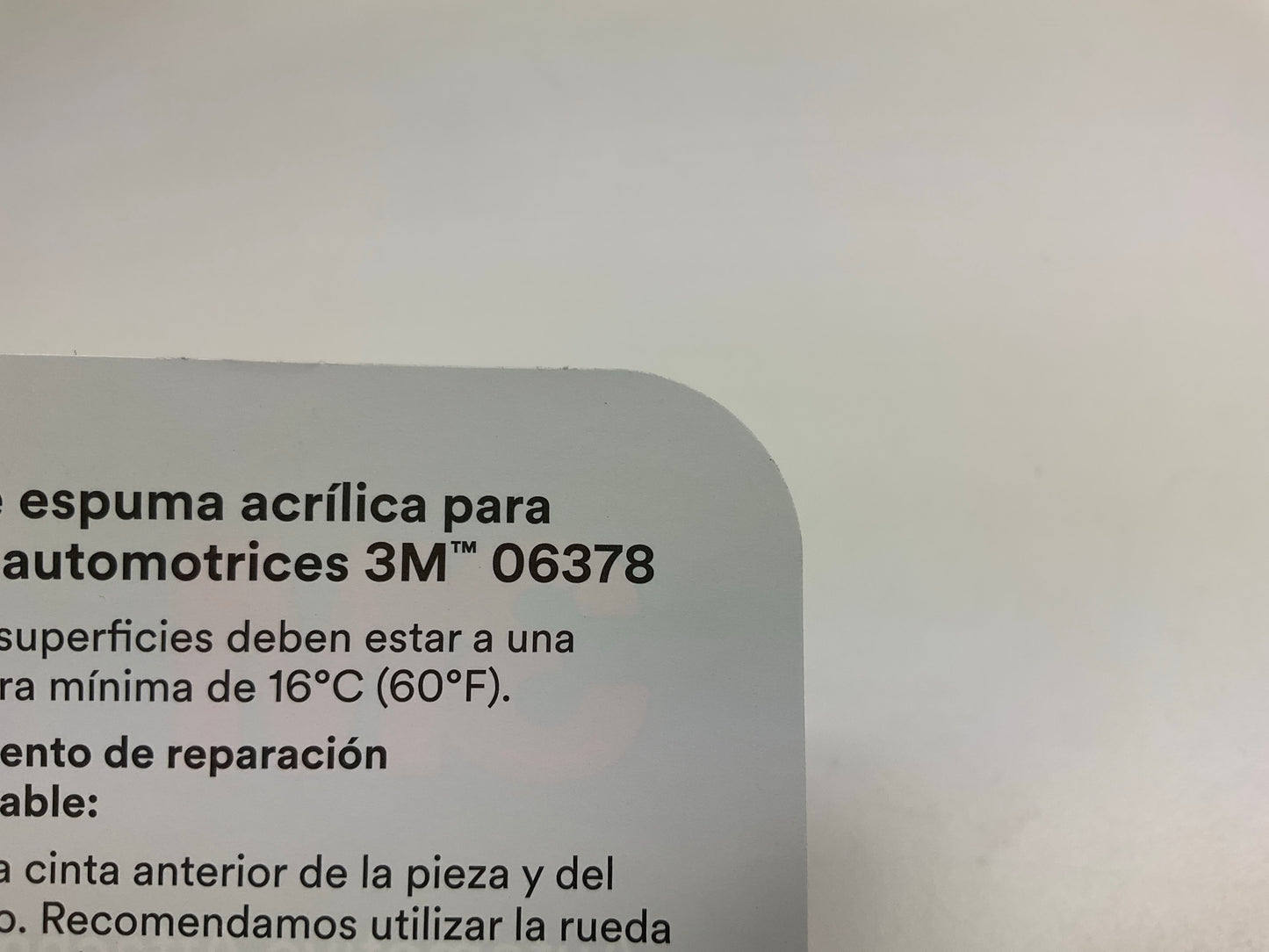 3M 6378 Automotive Double Sided Attachment Tape, Gray, 7/8'' X 20 Yds