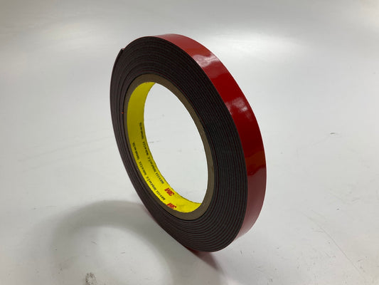 3M 06390 Acrylic Plus High-Bond Attachment Tape, 1/2'' X 5 Yards