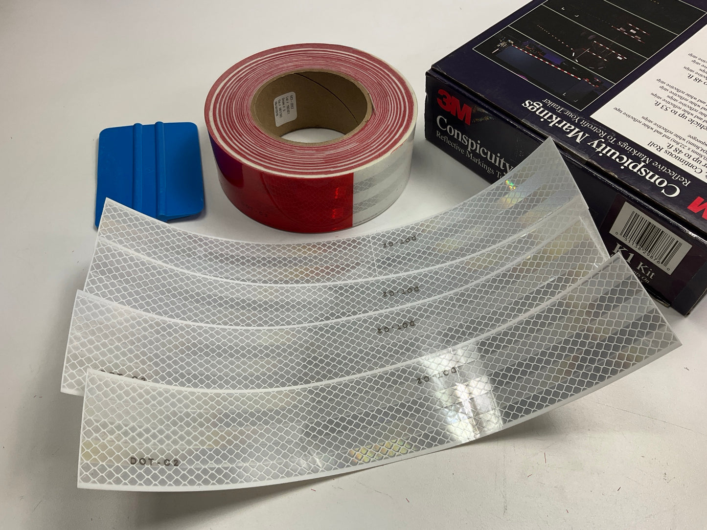 3M 06398 Trailer Marking Kit DOT-C2 Conspicuity Reflective Tape