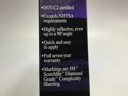 3M 06398 Trailer Marking Kit DOT-C2 Conspicuity Reflective Tape