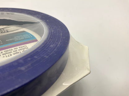 3M 06408 Blue Fine Line Vinyl Tape 471, 1/8'' X 36 Yards, One Roll