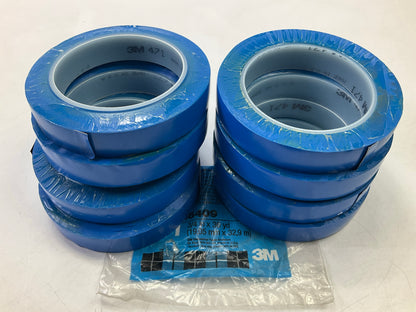 3M 06409 Indigo Blue Vinyl Paint Tape 471+ 3/4'' X 36 Yards - 8 Rolls Total