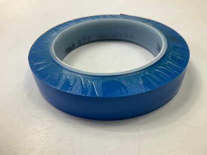 3M 06409 Indigo Blue Vinyl Paint Tape 471+ 3/4'' X 36 Yards - 8 Rolls Total