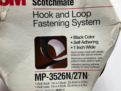 3M Scotchmate Velcro Adhesive Hook And Loop Fastening System 1 Inch X 4.9 Yards