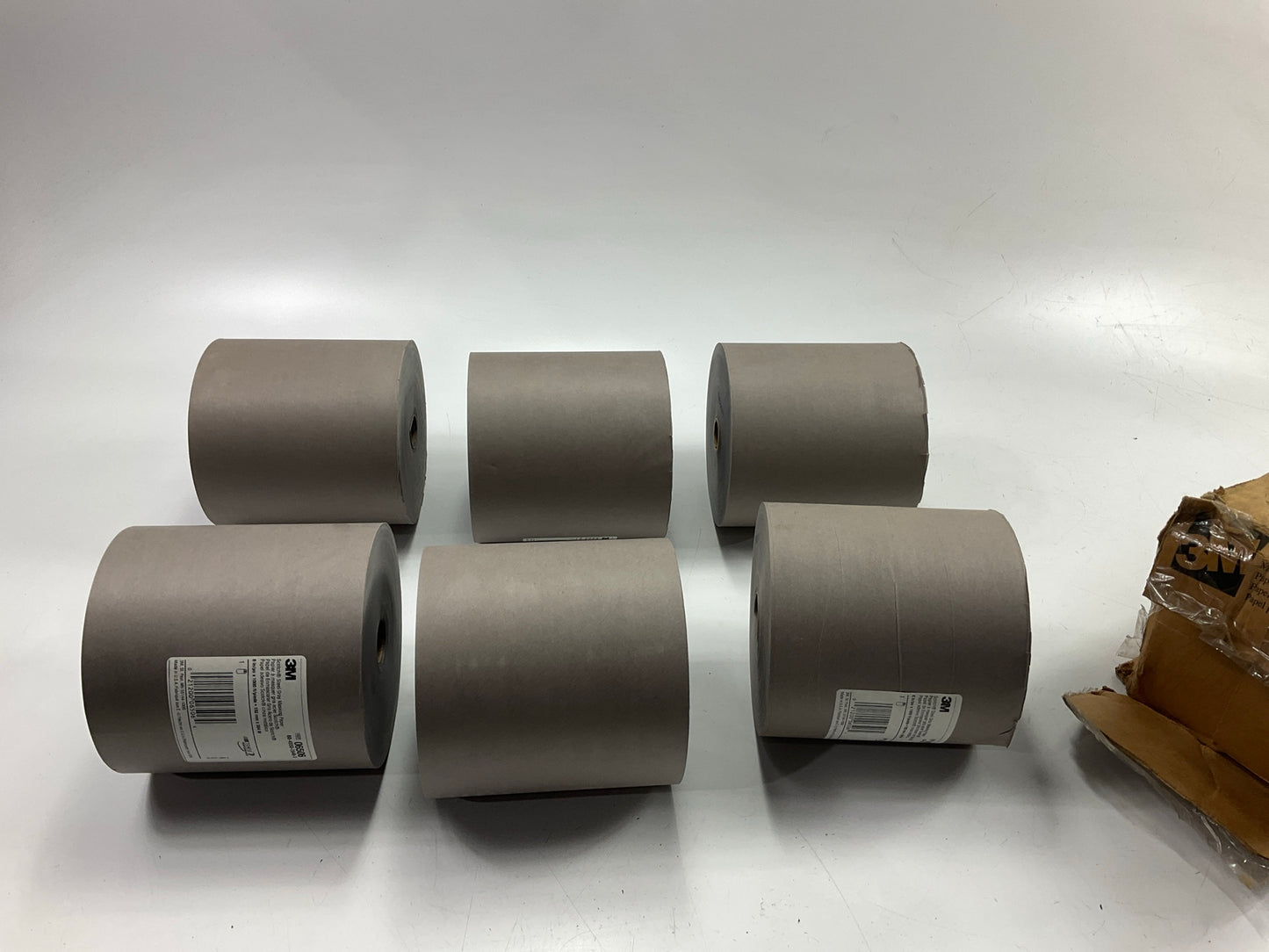 3M 06506 Steel Gray Masking Paper, Heat Resistant, 6 In X 1000 Feet,  6 / Pack