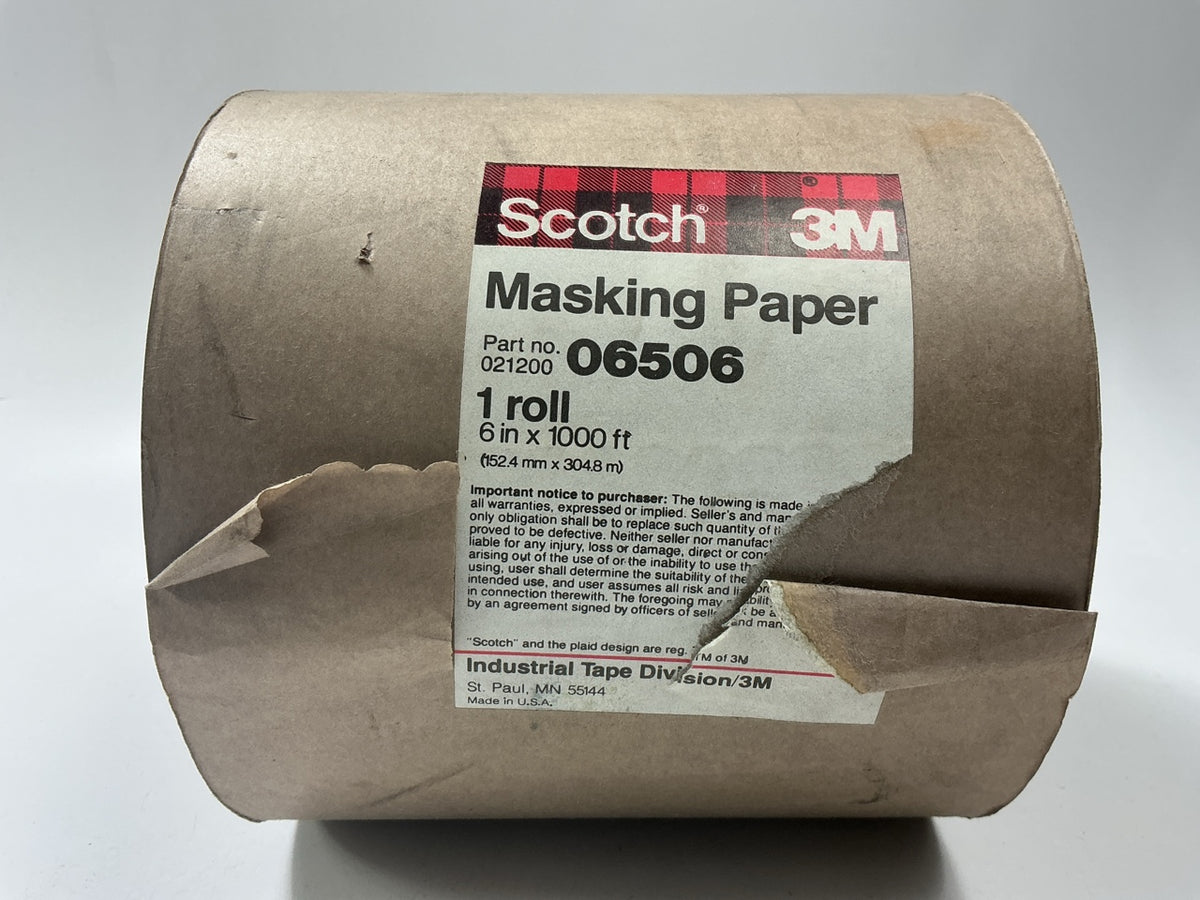 Cosmetic Damage#1 From Storage - 3M Scotch 021200 06506 Masking Paper 6'' X 1000'
