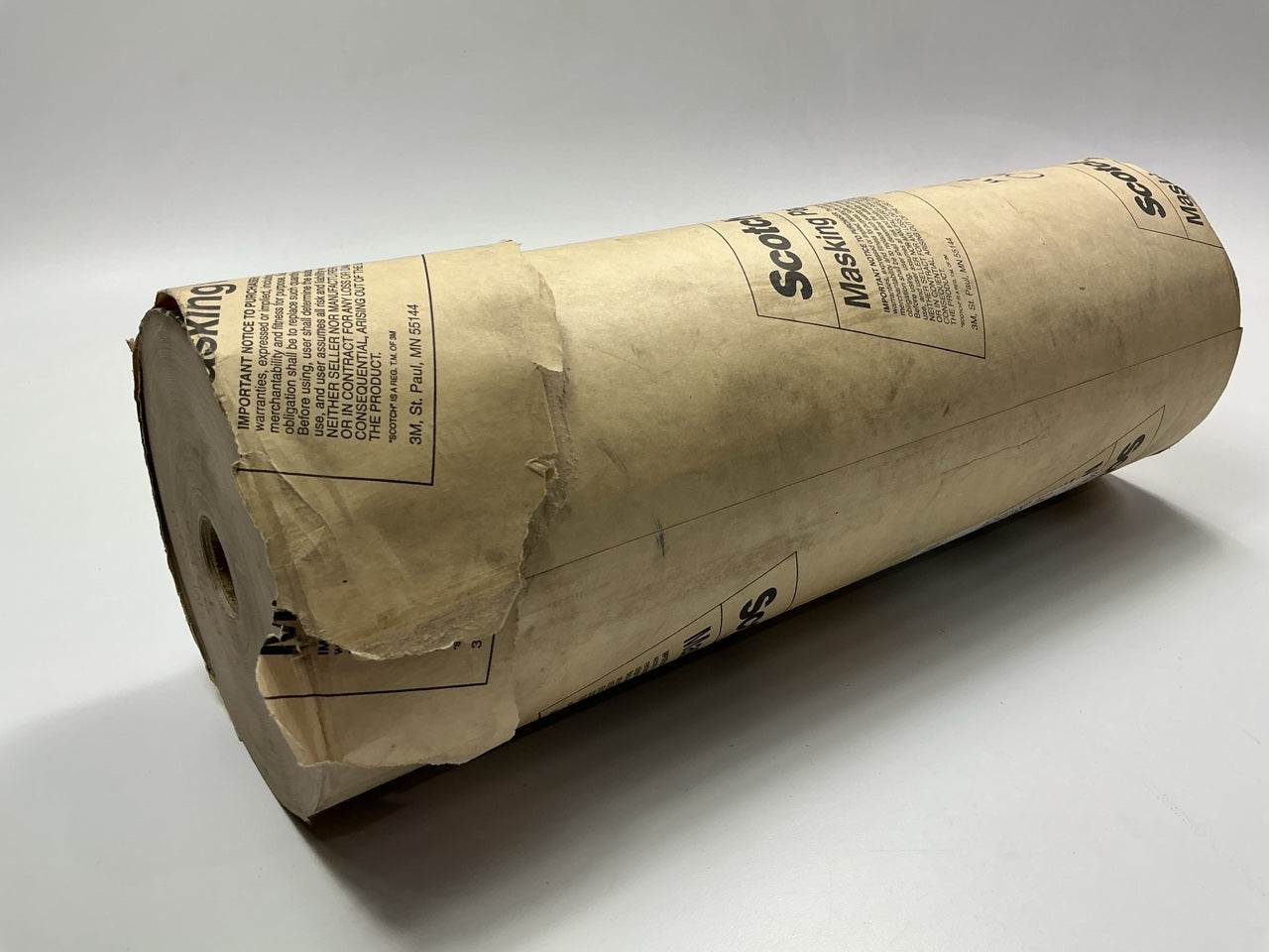 3M 06518 Heat Resistant, Flexible Masking Paper 18'' X 1000 Feet Resists Solvents