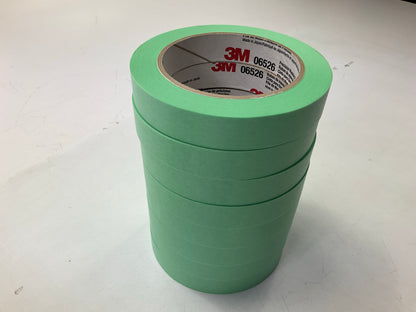16 Rolls - 3M 06526 Precision Masking Tape Green, 3/4'' Width X 60 Yard Each Roll