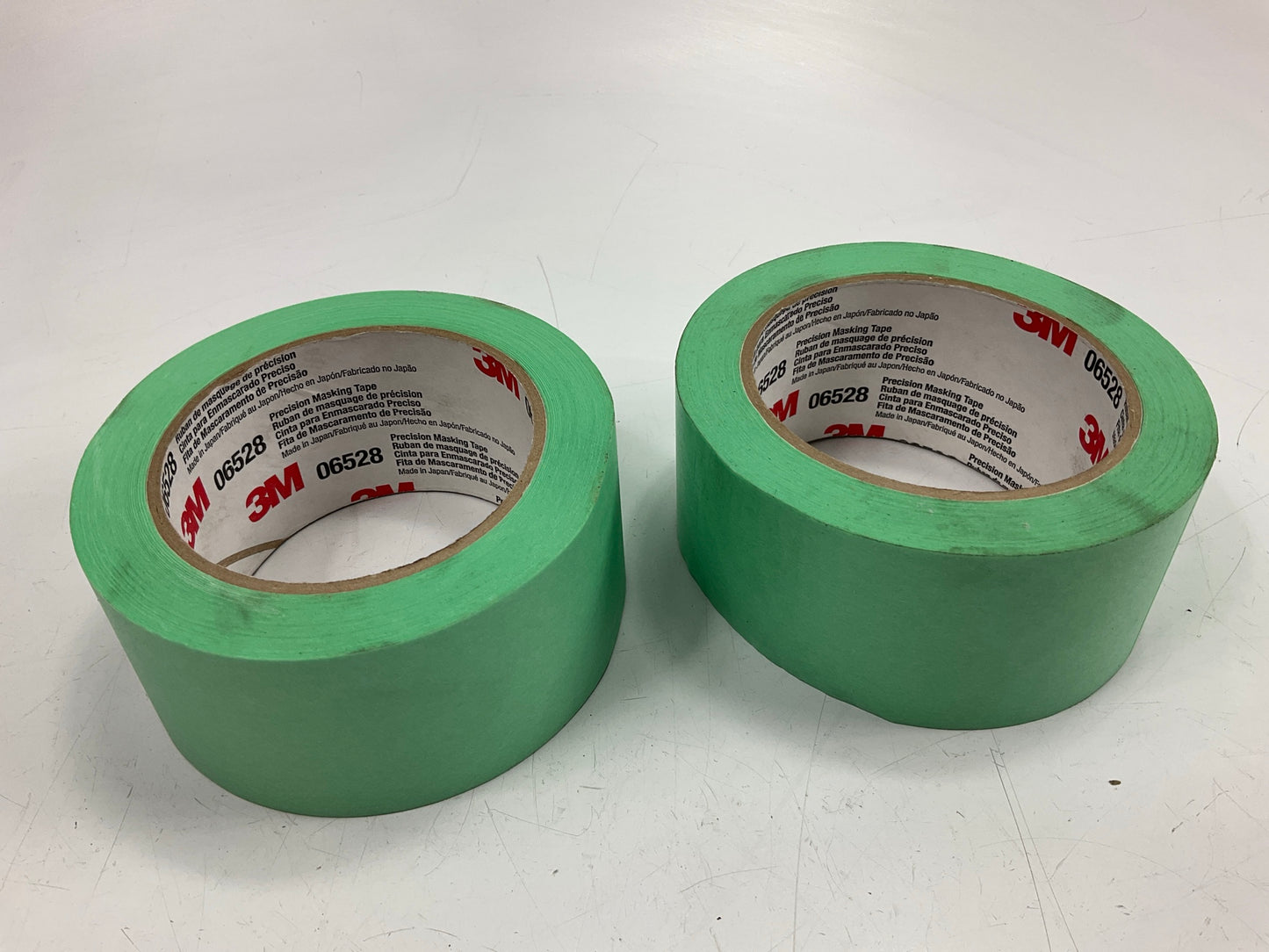 3M 06528 Precision Automotive Masking Tape, 2 In X 60 Yds, 2 Rolls Total