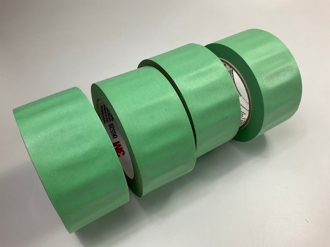 3M 06528 Precision Masking Tape, Mint Green - 2 Inch X 60 Yards, 4 Rolls Total