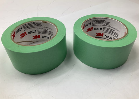 3M 06528 Precision Masking Tape, 2 In X 60 Yds, 6 Rolls Total
