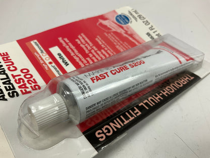 3M 06535 Marine Adhesive Sealant 5200 Fast Cure White,1 Oz Tube