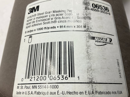 3M Scotch 06536 Masking Paper - 36'' X 100' Feet Long, 2.8mm Thick